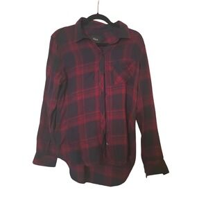Rails shirt size Medium red plaid flannel long sleeve hunter black carmine‎